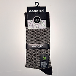 Carrier 1156 - Erkek Bambu Desenli Soket Çorap (Desenli)