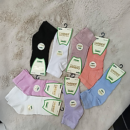 Carrier 2251 - Bayan Bambu Ekose Patik Çorap