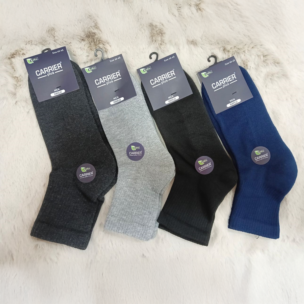 Carrier 1256 - Erkek Bambu Taban Altı Havlu Tenis Çorap (Unisex)